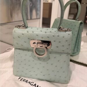 Salvatore Ferragamo Light Green Mini Bag